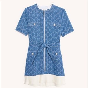 Sandro denim mini dress